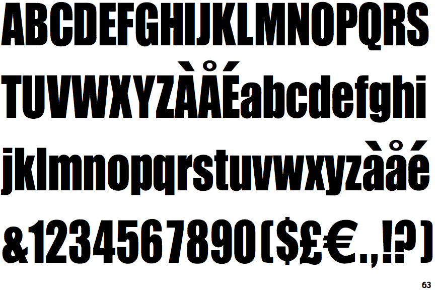 helvetica bold condensed font free